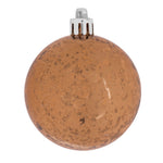 Vickerman M166476 4.75" Mocha Mercury Ball Ornament 4 Per Bag