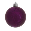Vickerman M166626 8" Plum Shiny Mercury Ball Ornament
