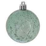 Vickerman M166344 4" Sea Foam Shiny Mercury Ball Ornament 6 Per Bag