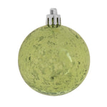 Vickerman M166354 4" Celadon Shiny Mercury Ball Ornament 6 Per Bag