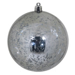 Vickerman M166387 4" Pewter Shiny Mercury Ball Ornament 6 Per Bag