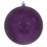 Vickerman M166426 4.75" Plum Shiny Mercury Ball Ornament 4 Per Bag