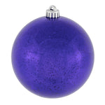Vickerman M166566 6" Purple Mercury Ball Ornament 4 Per Bag