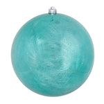 Vickerman M166442 4.75" Teal Shiny Mercury Ball Ornament 4 Per Bag