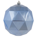 Vickerman M177329DS 4.75" Periwinkle Shiny Geo Ball 4/Bag