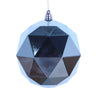 Vickerman M177332DS 4.75" Baby Blue Geometric Ball Ornament Featuring A Shiny Finish - 4 Per Bag