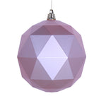 Vickerman M177458DM 6" Rose Gold Geometric Ball Ornament Featuring A Matte Finish - 4 Per Bag