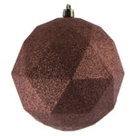 Vickerman M177471DG 6" Coral Glitter Geometric Ball 4 Per Bag