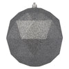 Vickerman M177425DG 6" Limestone Glitter Geometric Ball 4/Bag
