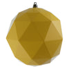 Vickerman M177378DS 4.75" Yellow Shiny Geometric Ball Ornament 4 Per Bag