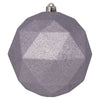 Vickerman M177534DG 8" Lilac Glitter Geometric Ball