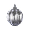Vickerman Mc193084 9.5" Gunmetal Antique Embossed Ball Ornament