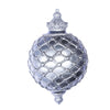 Vickerman Mc193387 11" Pewter Antique Net Ball Ornament