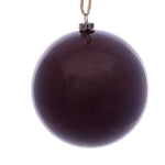 Vickerman Mc197026 4" Plum Wood Grain Ball Ornament