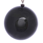 Vickerman Mc197164 4.75" Moss Green Wood Grain Ball Ornament 4/Bag