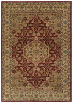 Kaleen Rugs McAlester Collection MCA08-04 Burgundy Area Rug