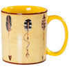 HiEnd Accents Large arrow design mug, 4 pc