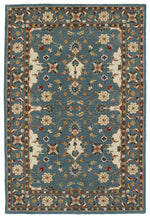 Kaleen Rugs Middleton Collection MID01-91 Teal Area Rug