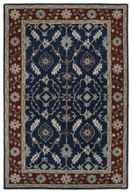Kaleen Rugs Middleton Collection MID10-22 Navy Area Rug