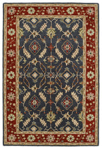 Middleton Collection MID10-38 Charcoal Area Rug