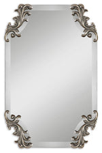 Uttermost 08087 Andretta Baroque Silver Mirror