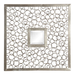 Uttermost 07622 Colusa Squares Silver Mirror Set/2