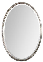 Uttermost 01115 Casalina Nickel Oval Mirror