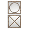 Uttermost 07067 Baci E Abbracci, Wooden Mirrors S/2