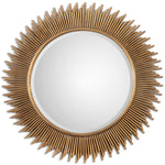 Uttermost 08137 Marlo Round Gold Mirror