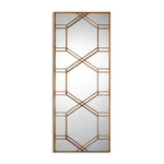 Uttermost 13922 Kennis Gold Leaf Leaner Mirror