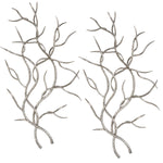 Uttermost 04053 Silver Branches Wall Art S/2