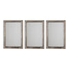 Uttermost 09117 Alcona Antiqued Silver Mirrors S/3
