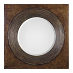 Uttermost 09163 Eason Golden Bronze Round Mirror