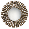 Uttermost 09136 Taurion Silver Leaf Round Mirror