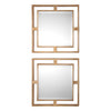 Uttermost Allick Gold Square Mirrors S/2