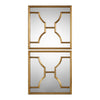 Uttermost 09268 Misa Gold Square Mirrors S/2