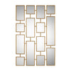 Uttermost 09271 Kennon Forged Gold Rectangles Mirror