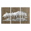 Uttermost 04121 Safari Views Silver Wall Art S/3