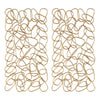 Uttermost 04124 In The Loop Gold Wall Art S/2