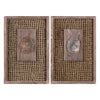 Uttermost 04126 Endicott Petrified Wood Panels Set/2