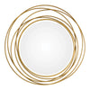 Uttermost 09348 Whirlwind Gold Round Mirror