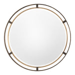 Uttermost 09332 Carrizo Bronze Round Mirror
