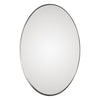 Uttermost 09354 Pursley Brushed Nickel Oval Mirror