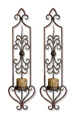 Uttermost 20987 Privas Metal Wall Sconces, Set/2