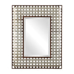 Uttermost 09428 Fabelle Galvanized Metal Mirror