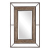 Uttermost 09481 Ward Open Framed Wood Mirror