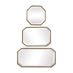Uttermost 09541 Trois Gold Mirrors, S/3