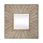 Uttermost 09477 Gideon Wood & Ivory Square Mirror