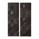 Uttermost 04199 Asuka Carved Wood Wall Panels, Set/2