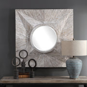 09574 Huntington Light Gray Square Mirror